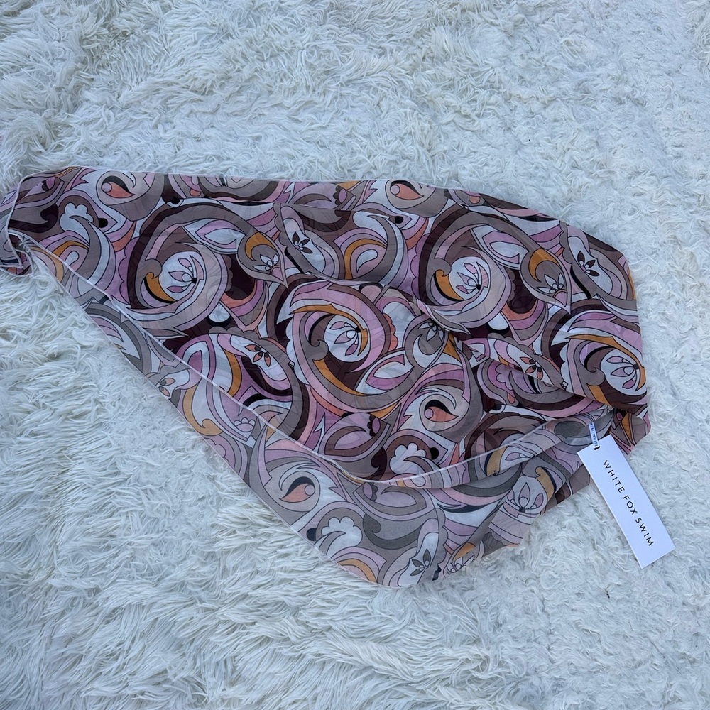 White Fox Scarf / Cover Up